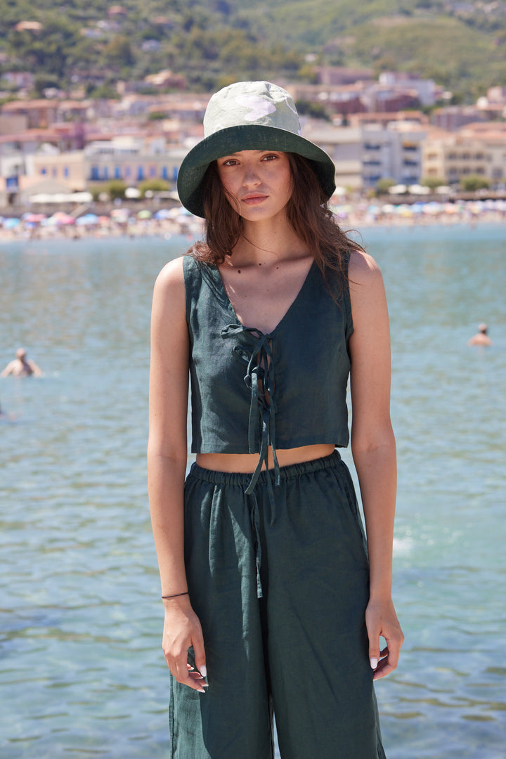 Capri Top in Emerald