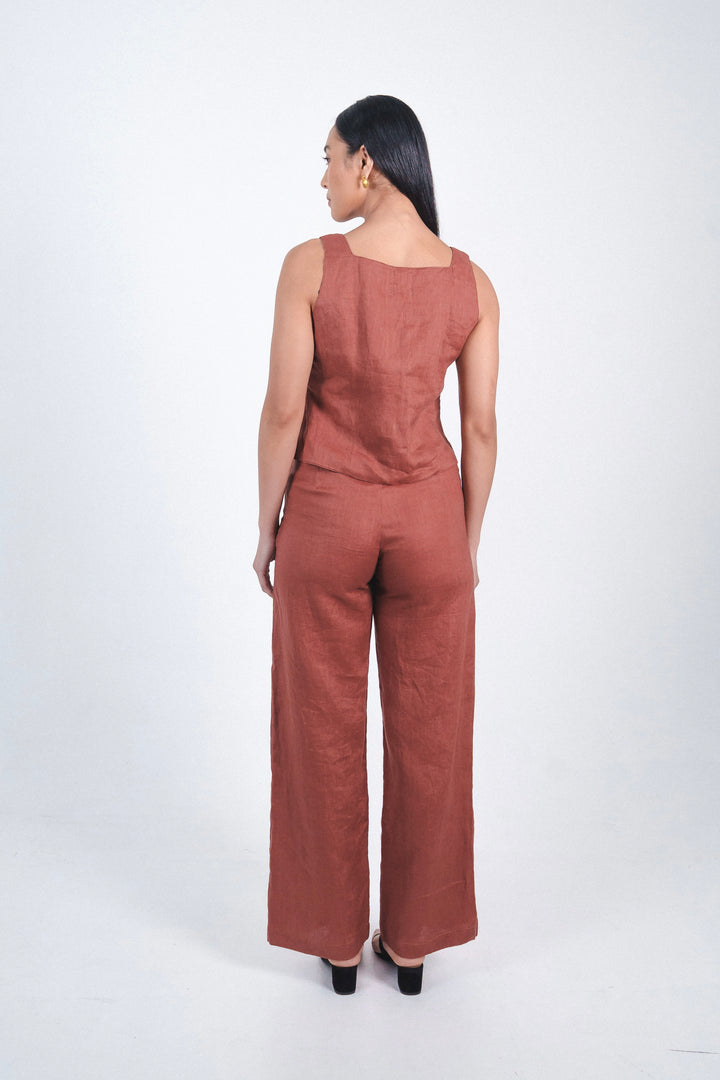 Lusi Top In Maroon