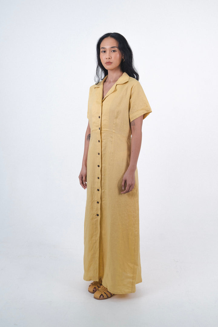 Alexandra Dress In Yellowish