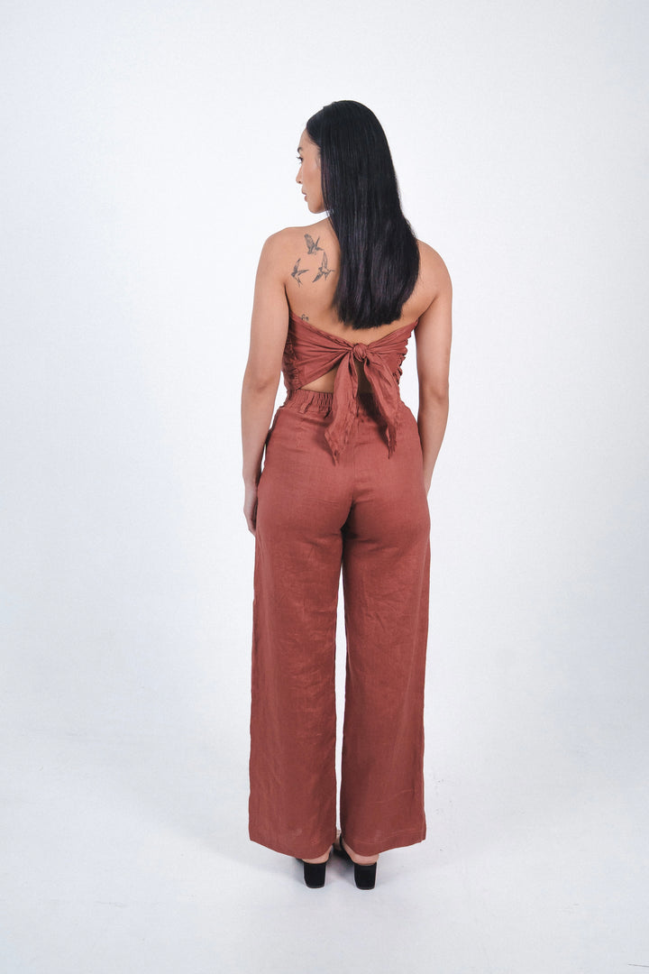 Manik Top In Maroon