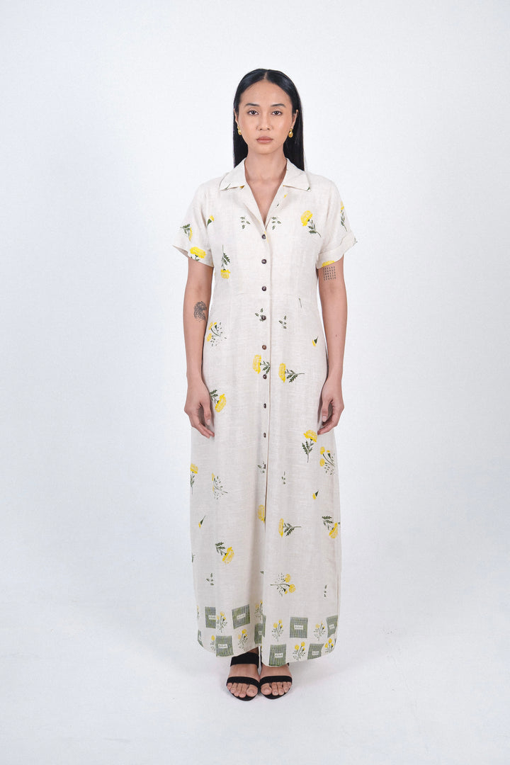 Alexandra Dress In Marigold