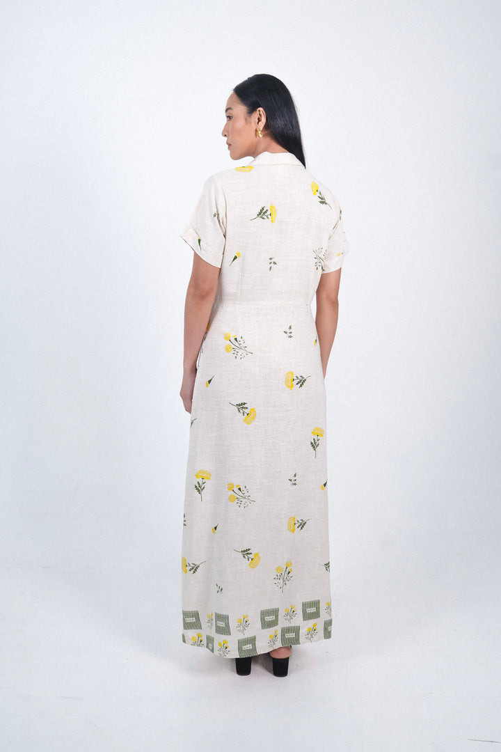 Alexandra Dress In Marigold