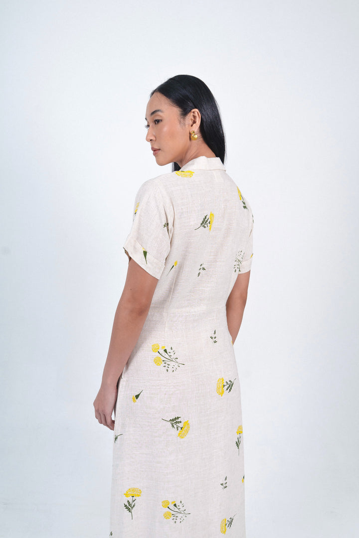 Alexandra Dress In Marigold
