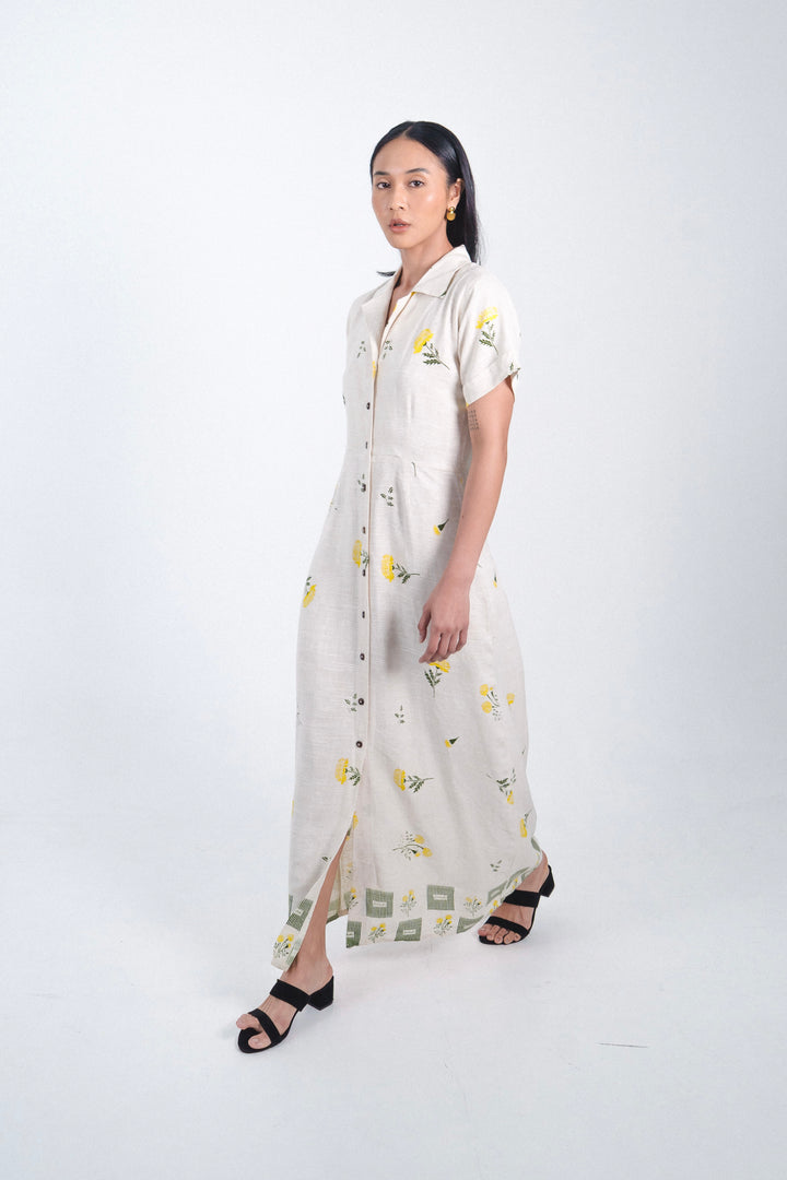 Alexandra Dress In Marigold