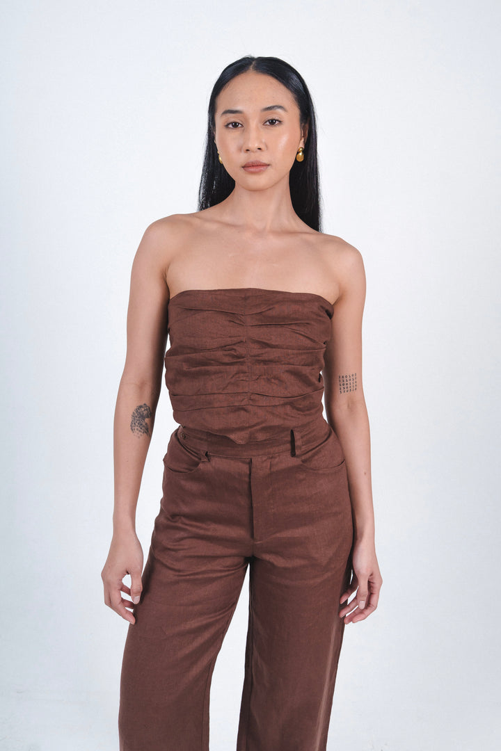 Mirae Pant In Brown