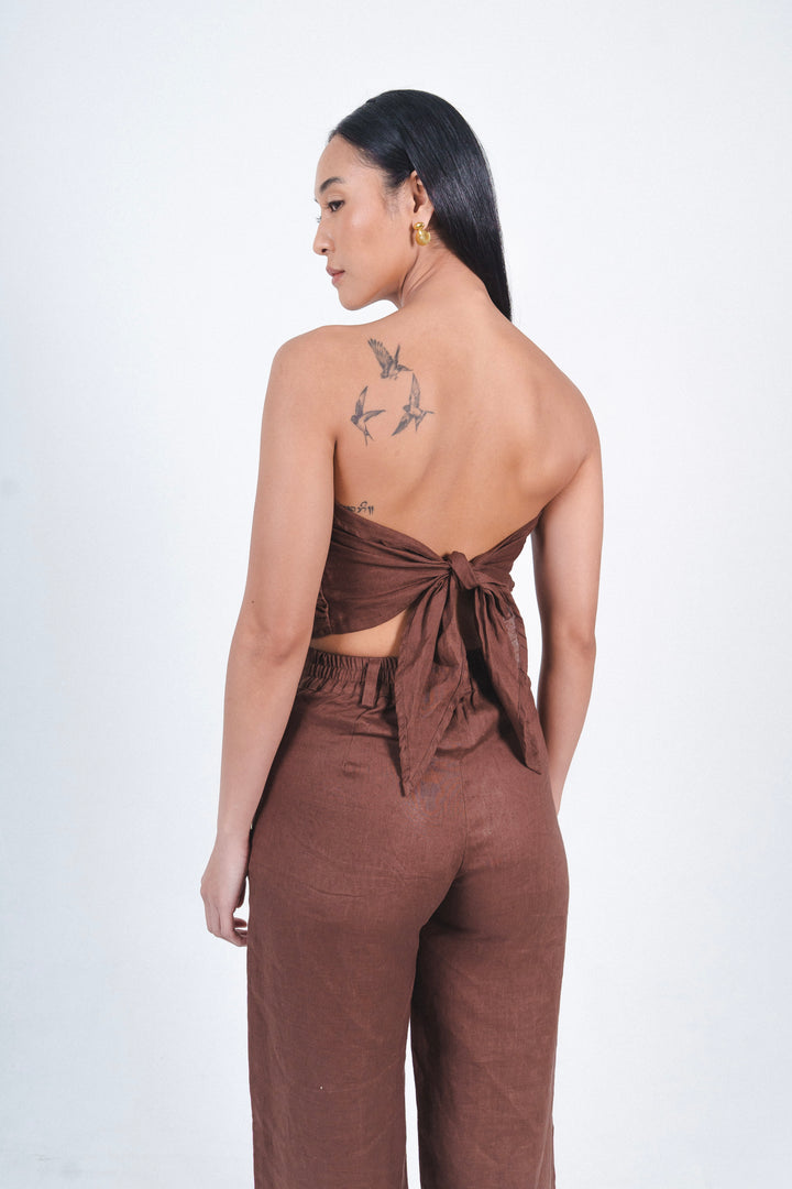 Manik Top In Brown