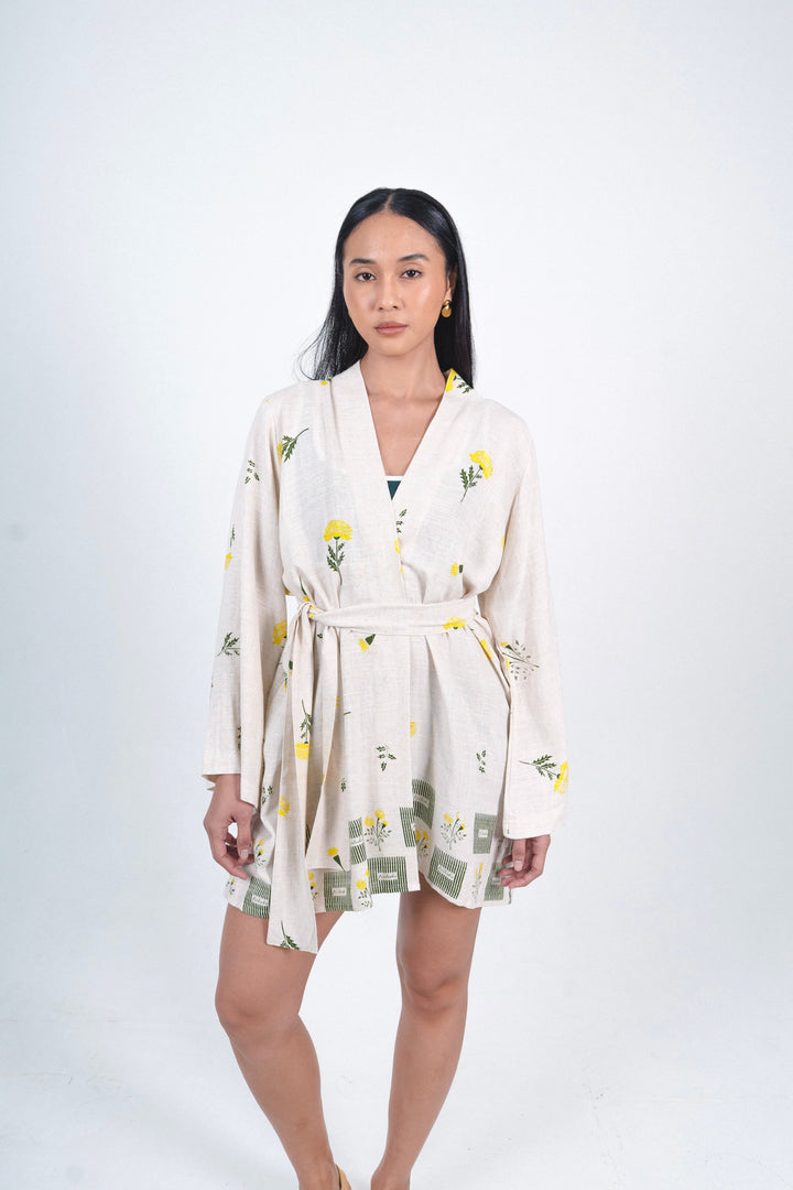 Asela Kimono In Marigold