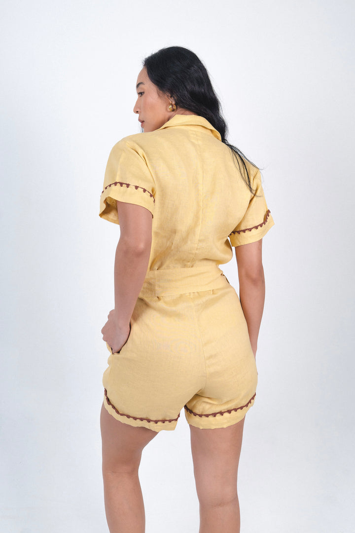 Nusa Jumpsuit In Yellowish