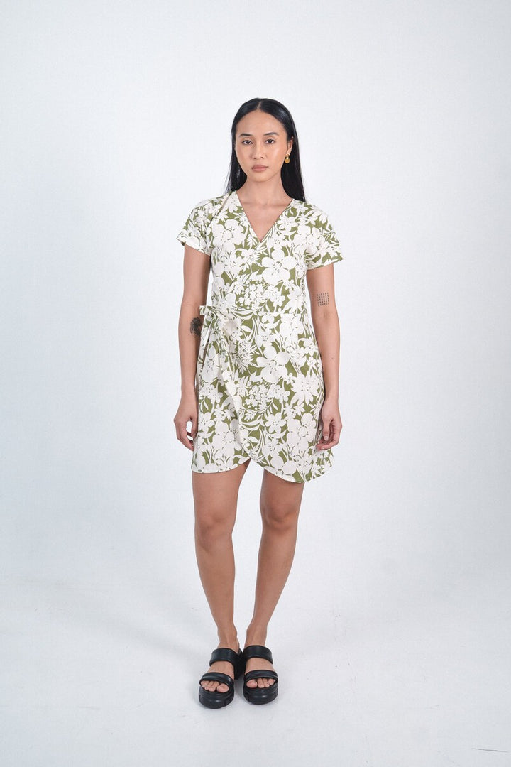 Wrap Dress In Tumbergia