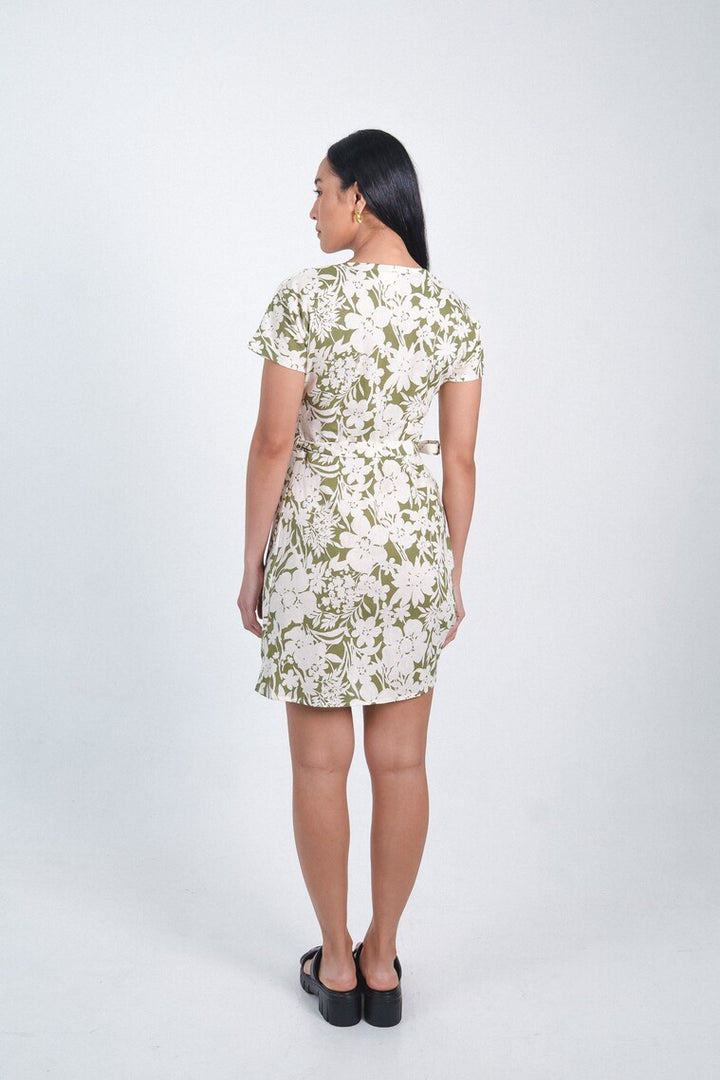 Wrap Dress In Tumbergia