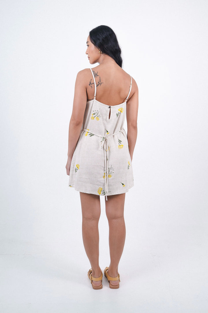 Sabia Mini Dress In Marigold