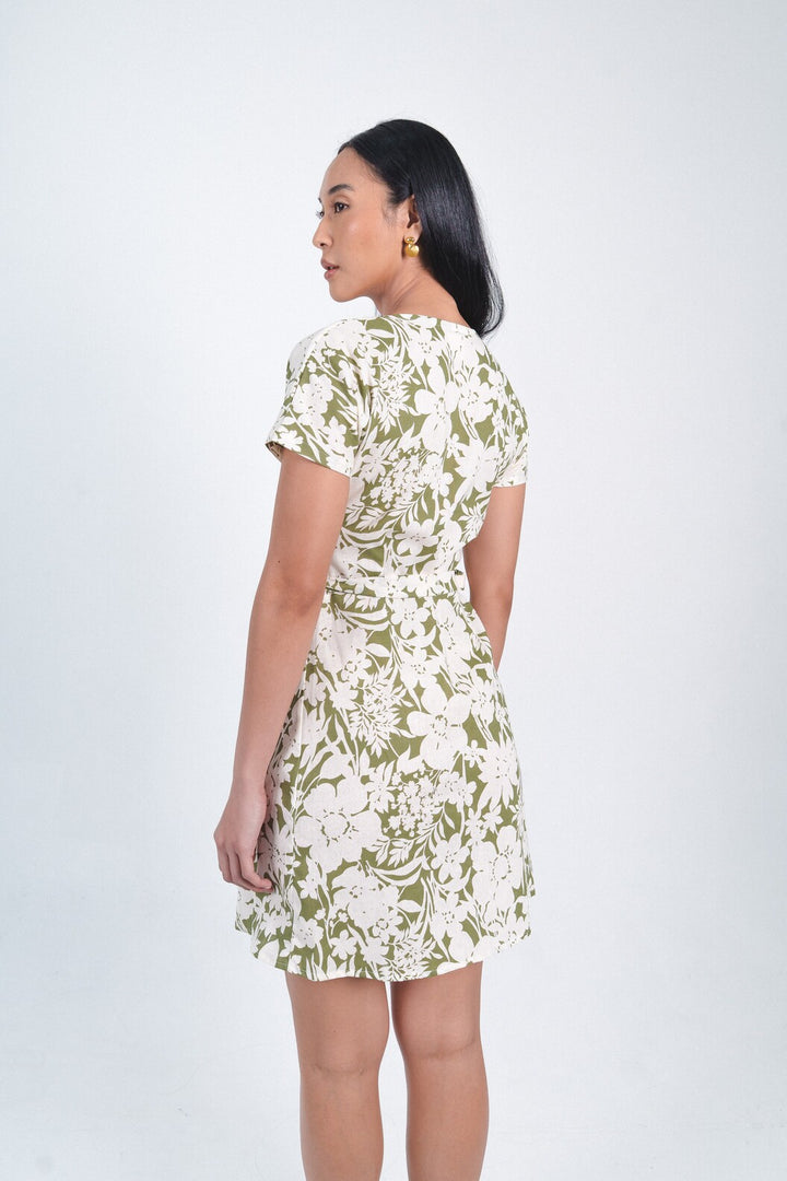 Wrap Dress In Tumbergia