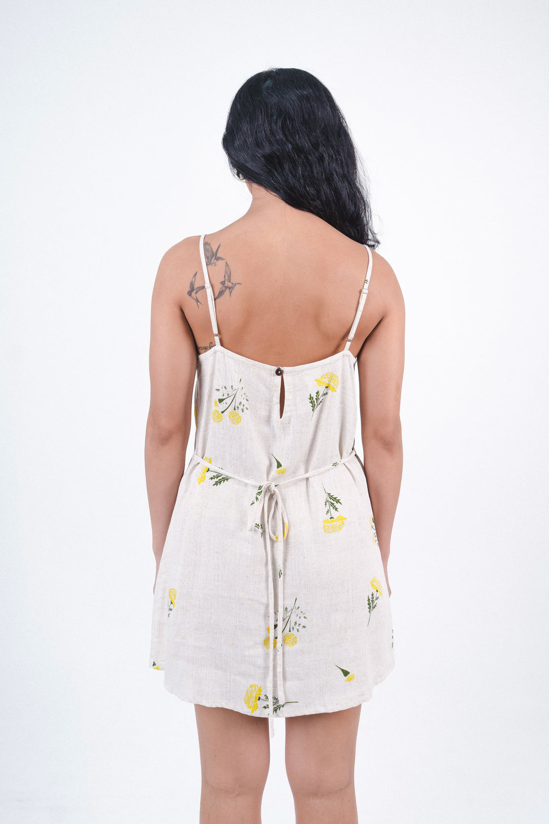 Sabia Mini Dress In Marigold