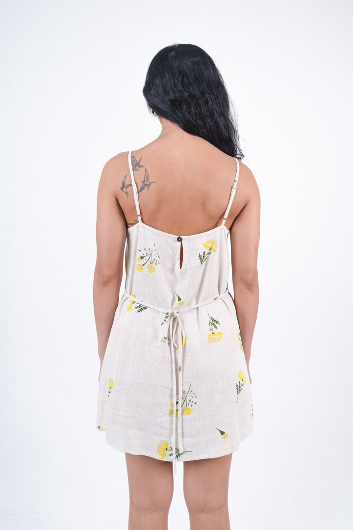 Sabia Mini Dress In Marigold