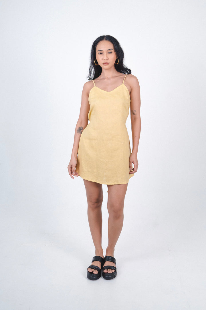 Sabia Mini Dress In Yellowish