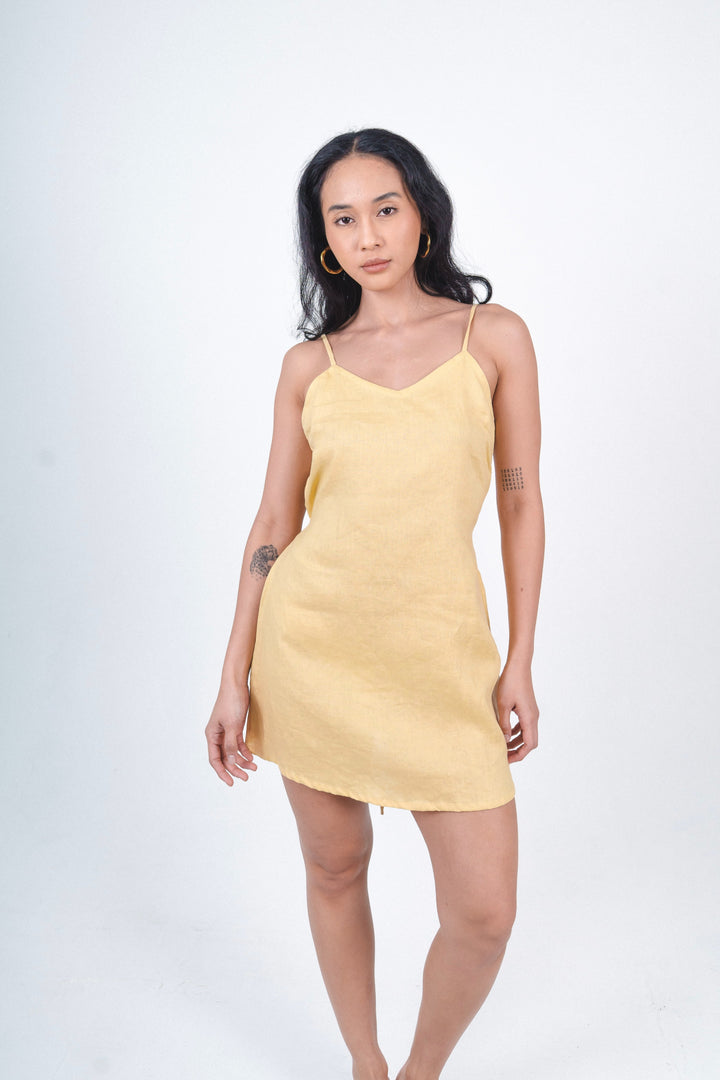 Sabia Mini Dress In Yellowish