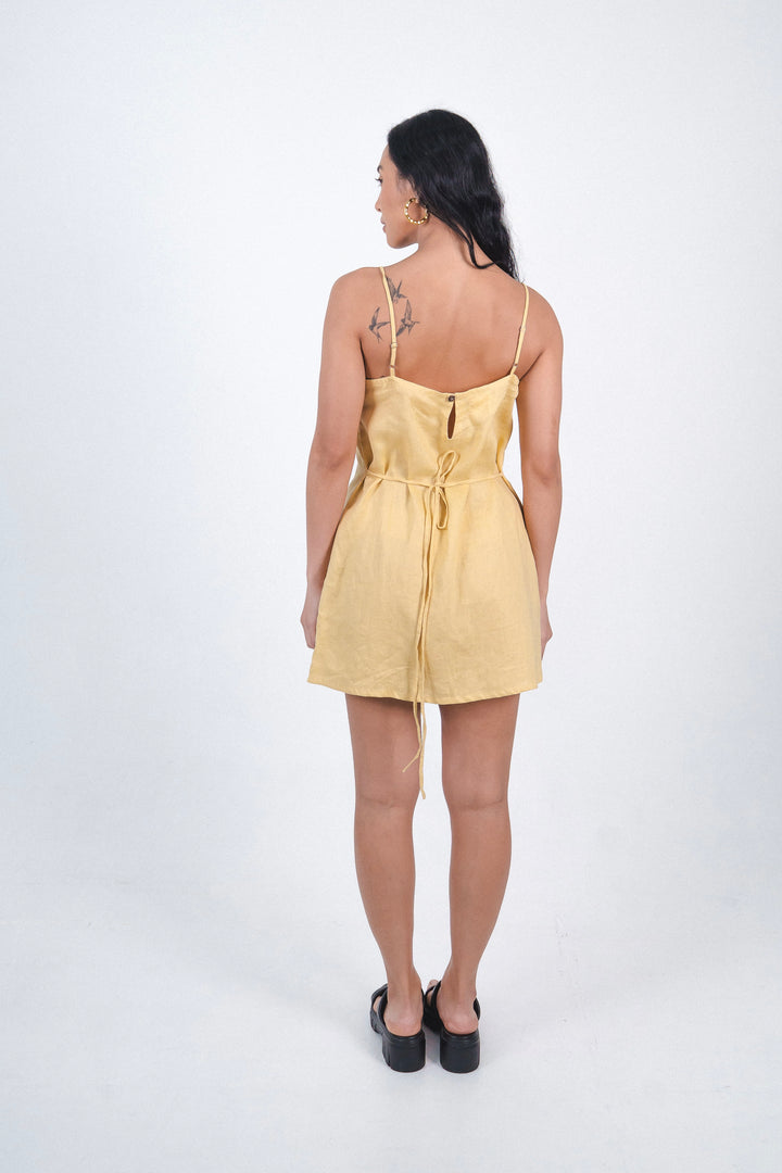 Sabia Mini Dress In Yellowish
