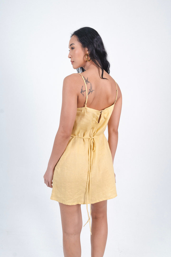 Sabia Mini Dress In Yellowish
