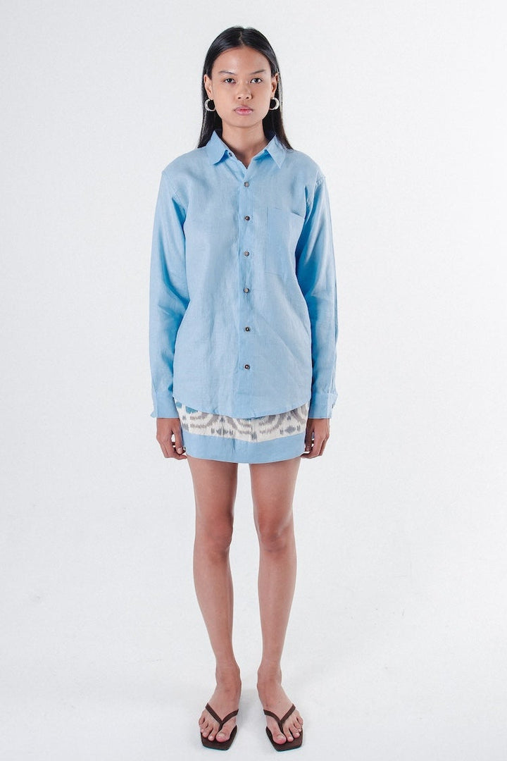 Asteya Shirt Blue Ice