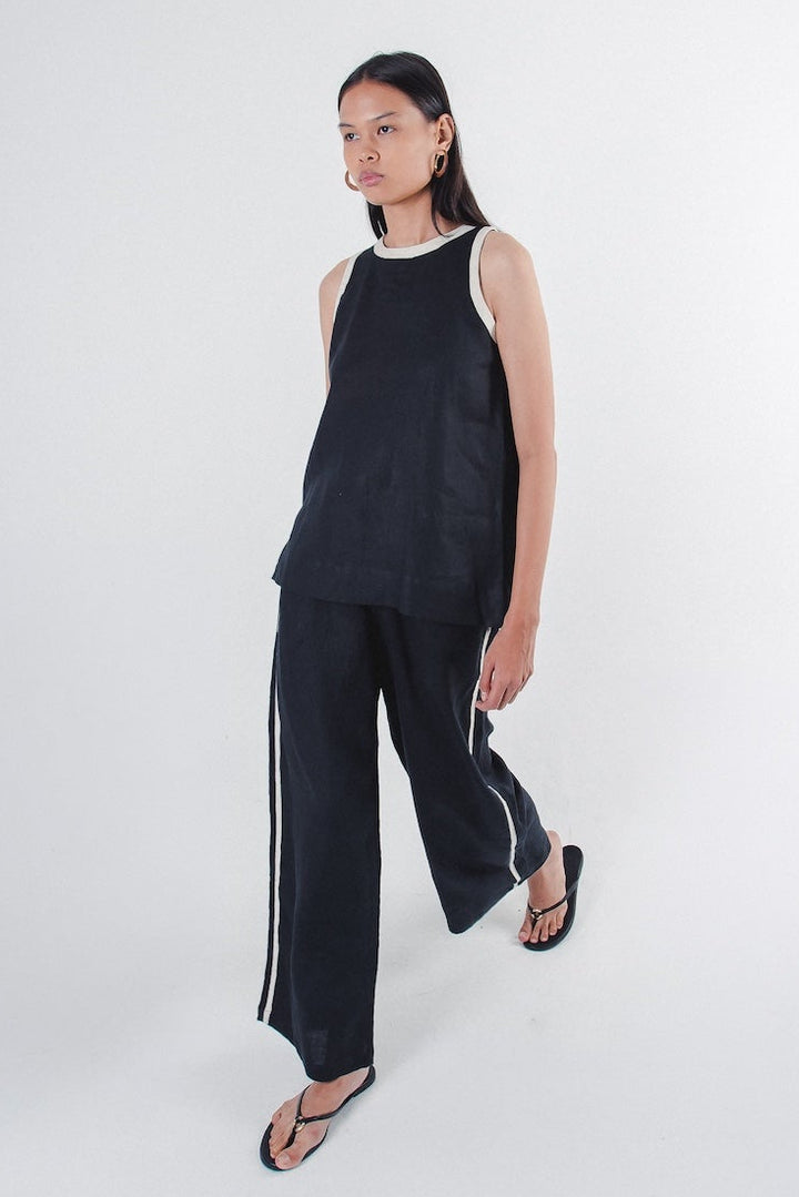 Marvel Pant Black Stripe