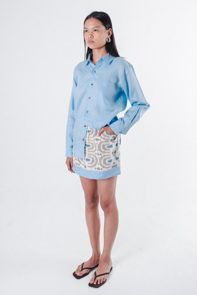 Asteya Shirt Blue Ice