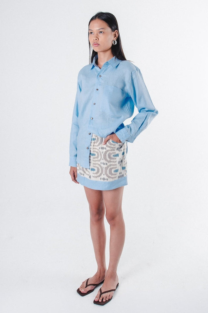Asteya Shirt Blue Ice
