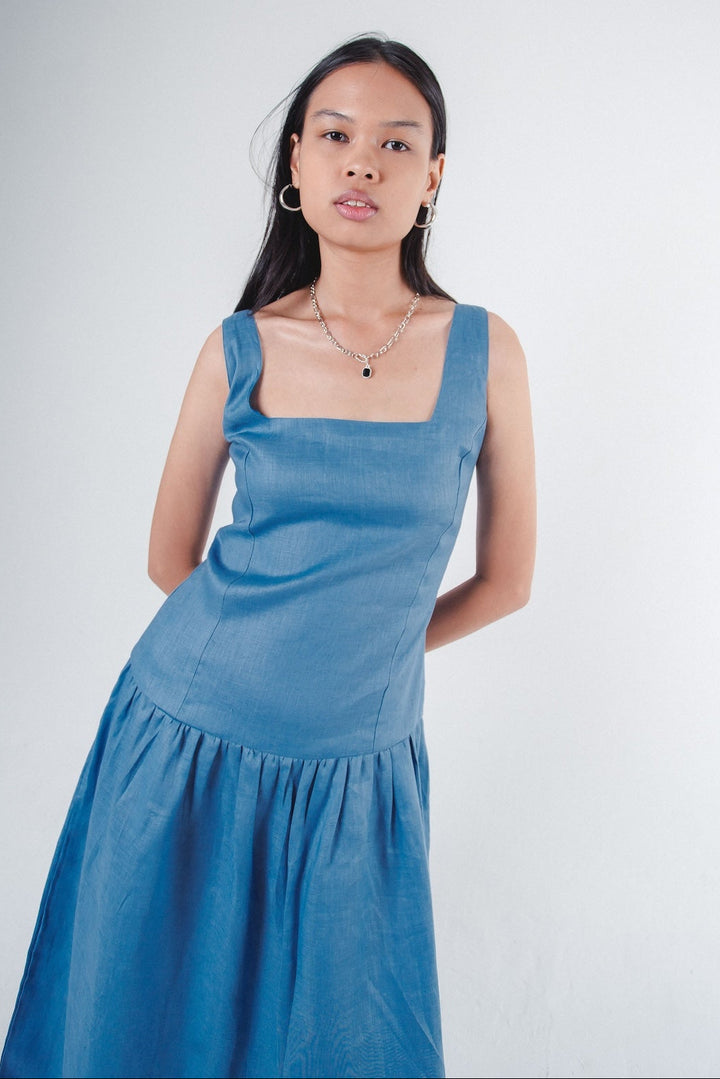 Sawitri Dress Prussian