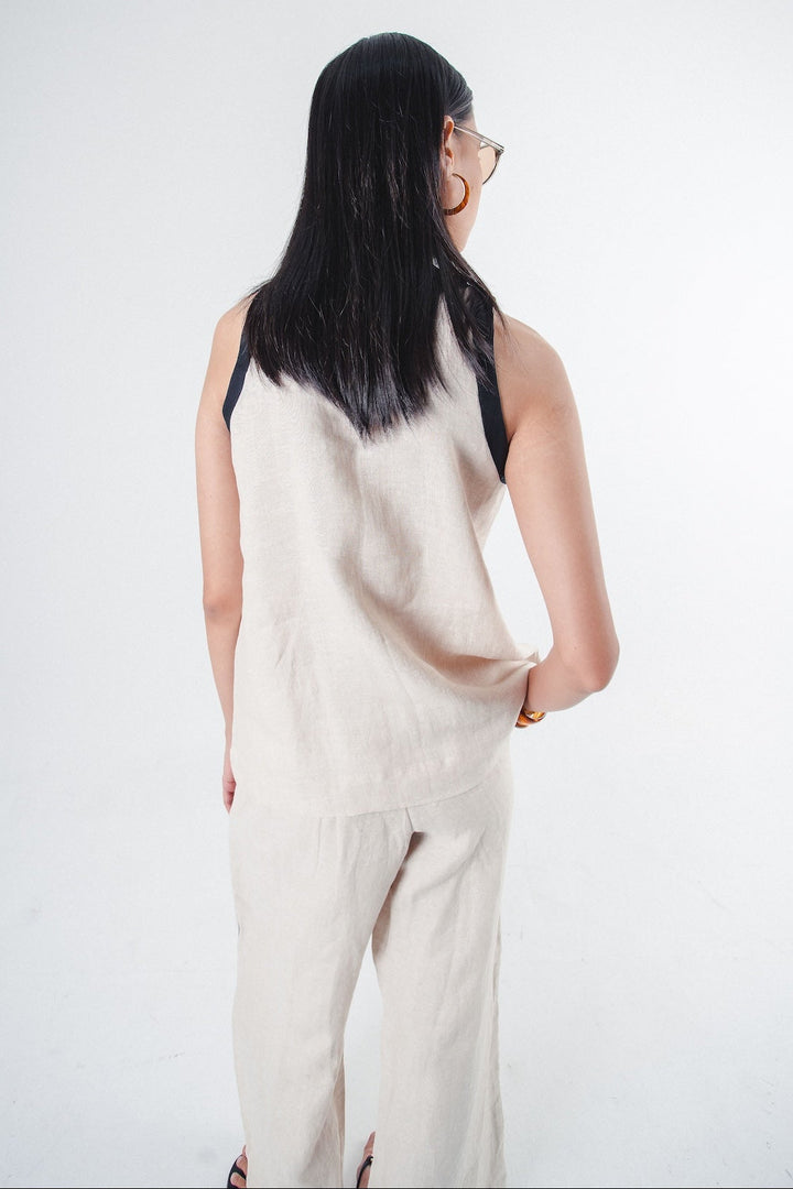 Marvel Pant Beige Stripe