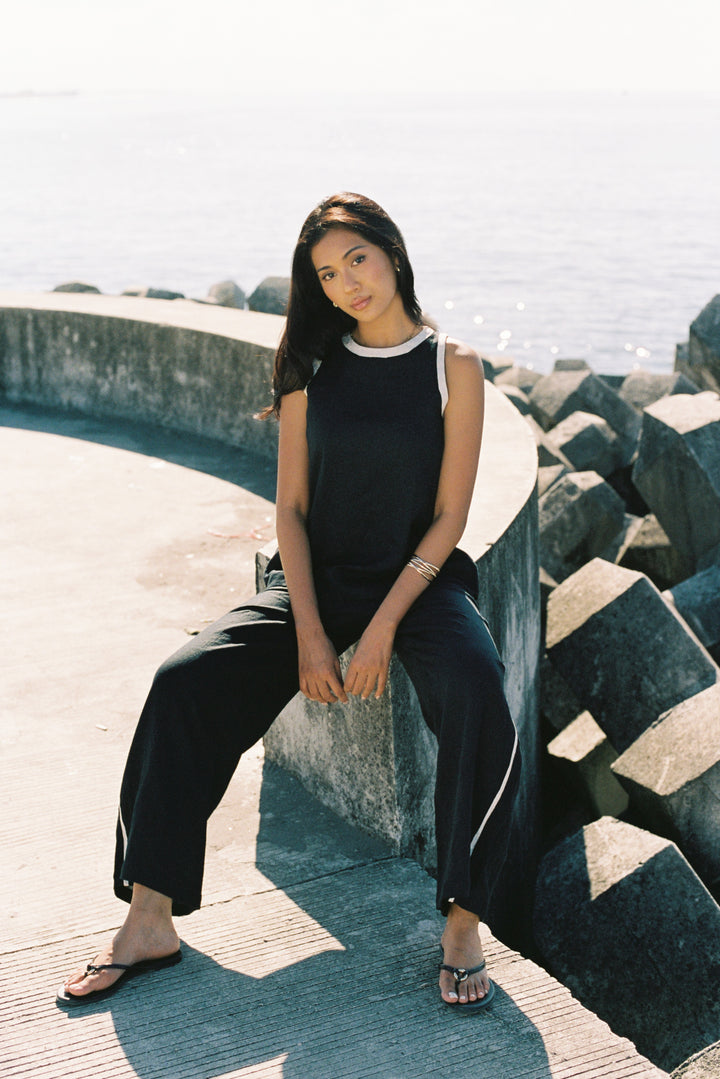 Marvel Pant Black Stripe