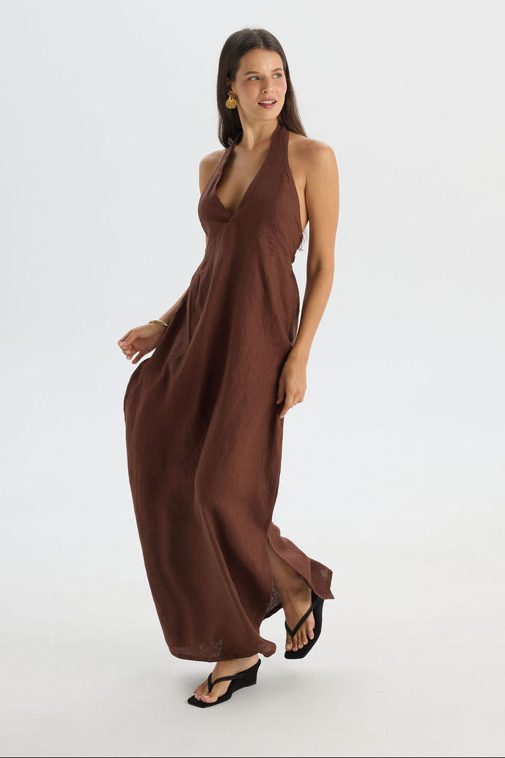 Kaila Dress Brown