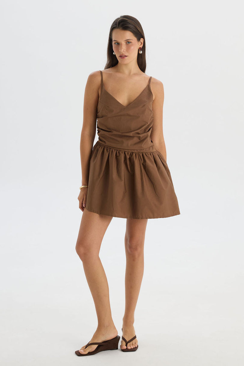 Pevita Dress Brown