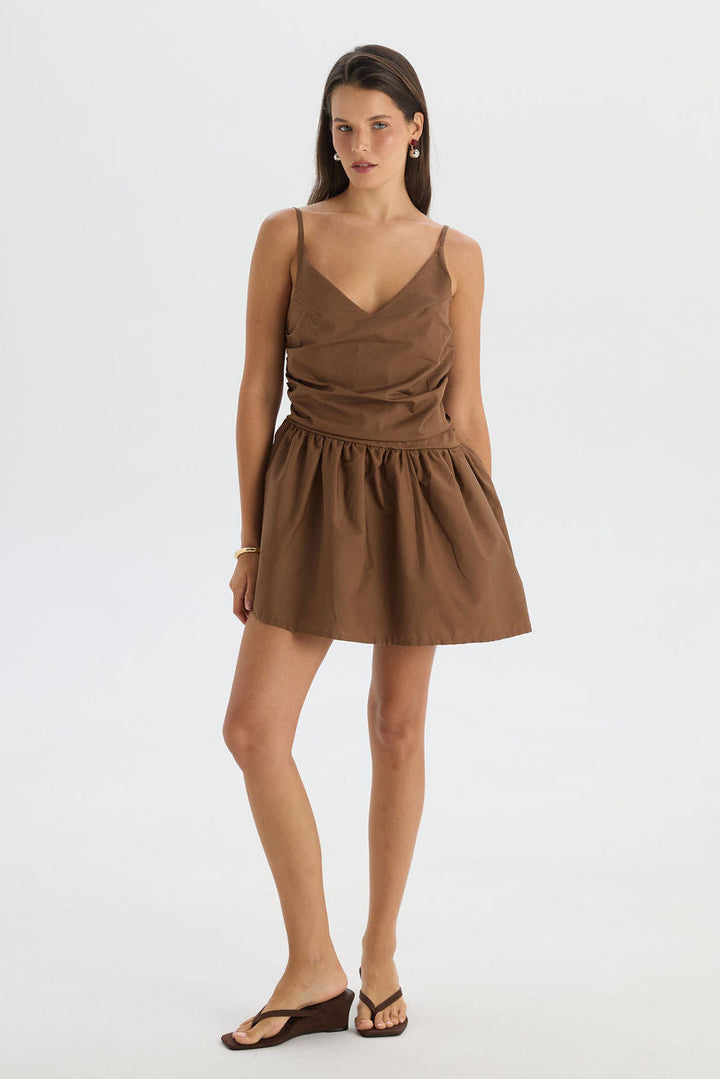 Pevita Dress Brown
