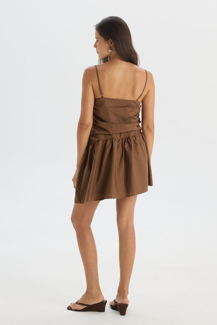 Pevita Dress Brown