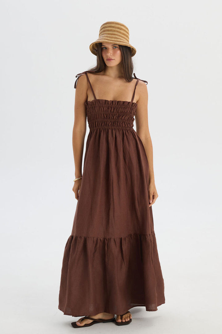 Tari Dress Brown