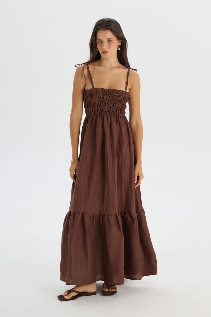 Tari Dress Brown