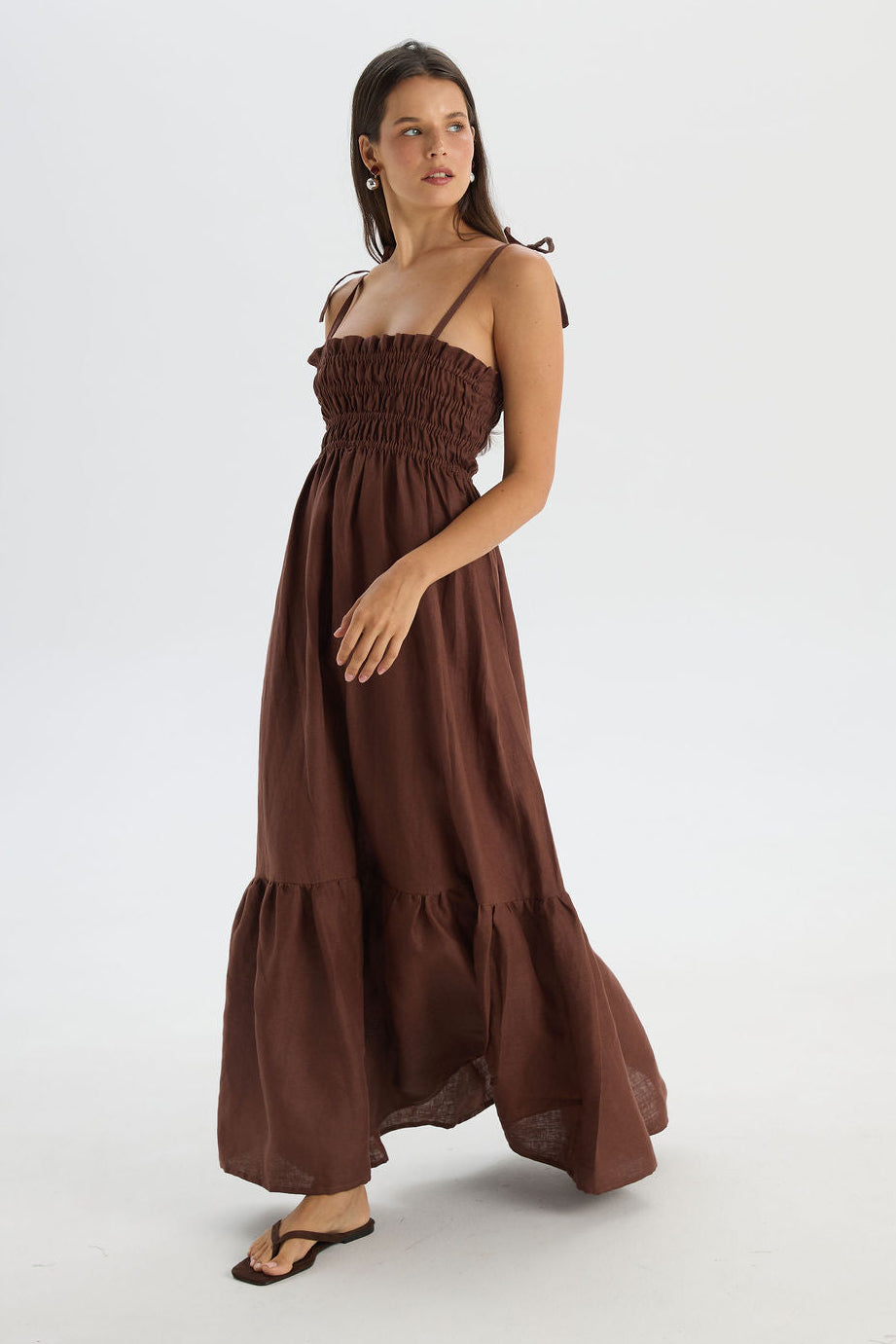 Tari Dress Brown