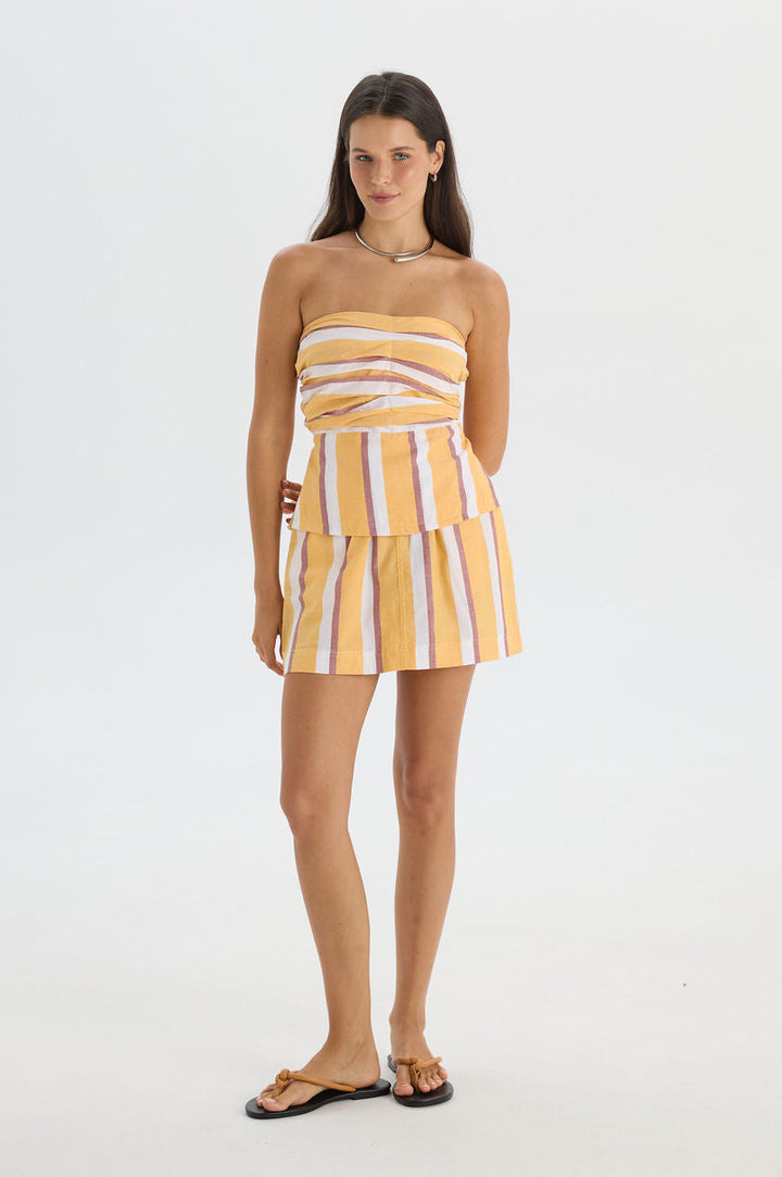 Melody Top Yellow Strip
