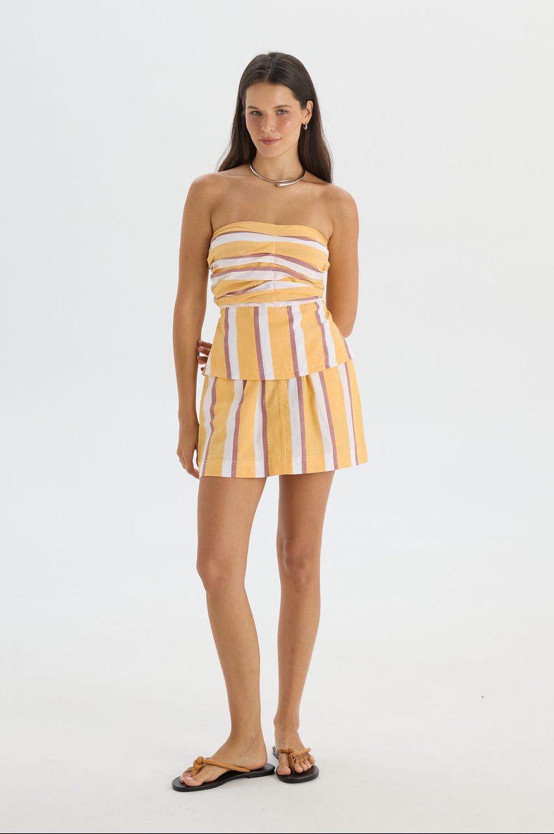 Gita Skirt Yellow Strip