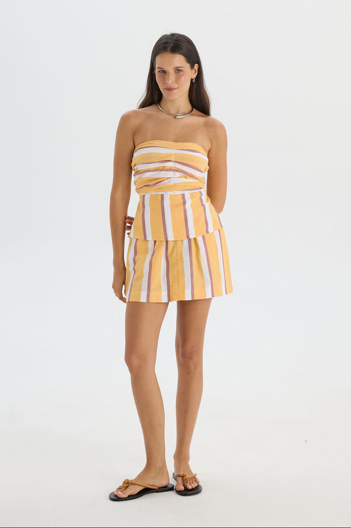 Gita Skirt Yellow Strip