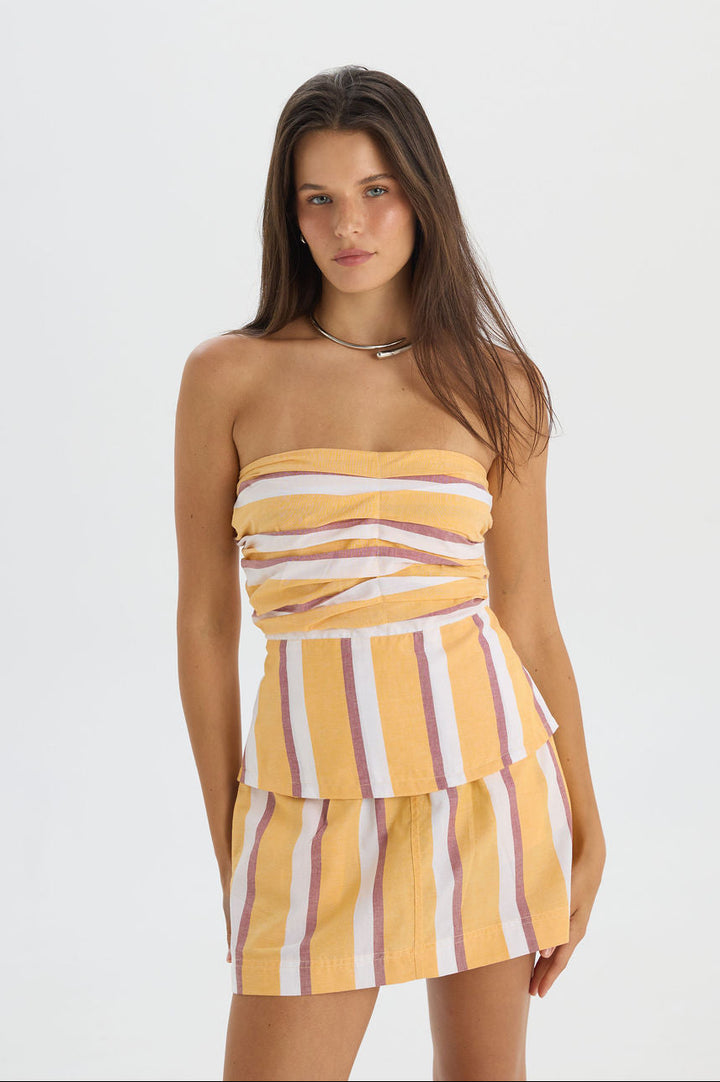 Gita Skirt Yellow Strip