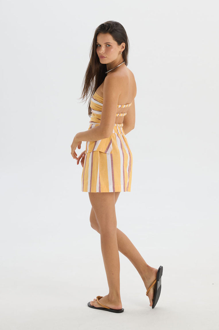 Gita Skirt Yellow Strip