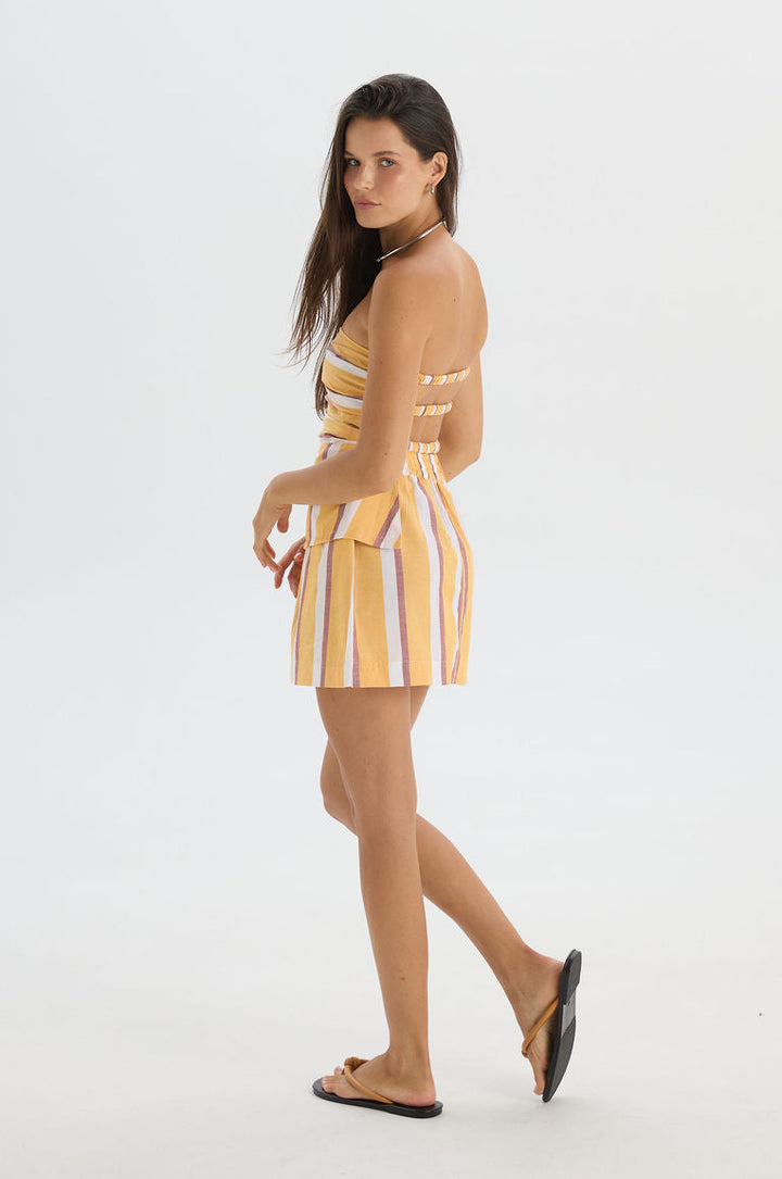 Gita Skirt Yellow Strip