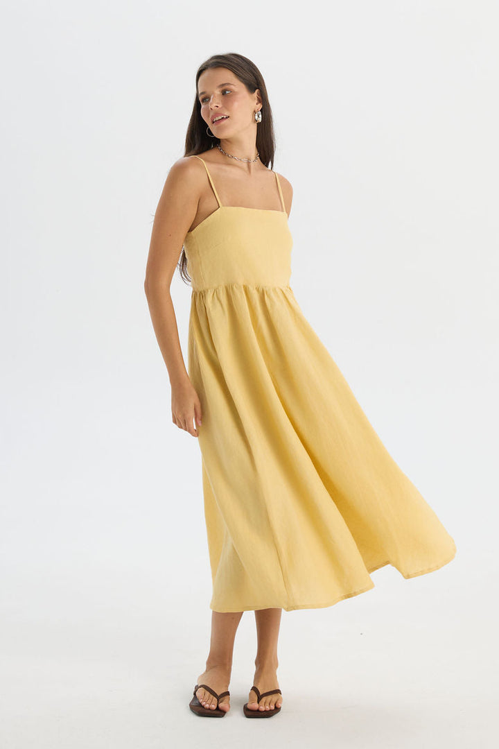 Rosa Dress Yellow