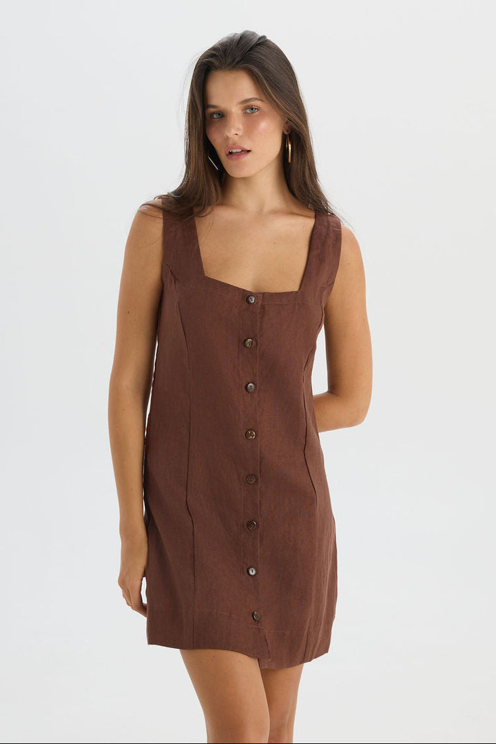 Lusiana Dress Brown