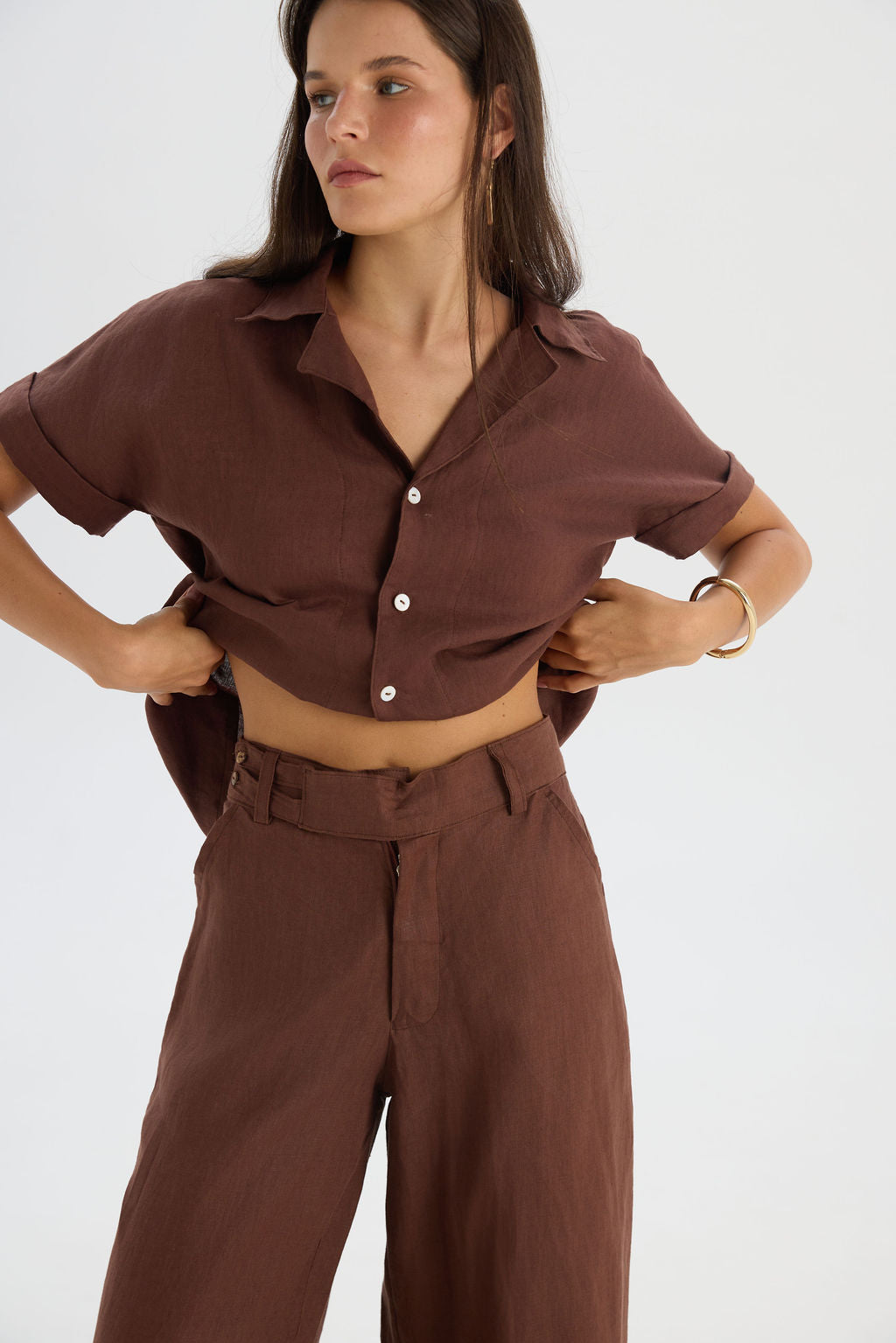 Mirna Pant Brown