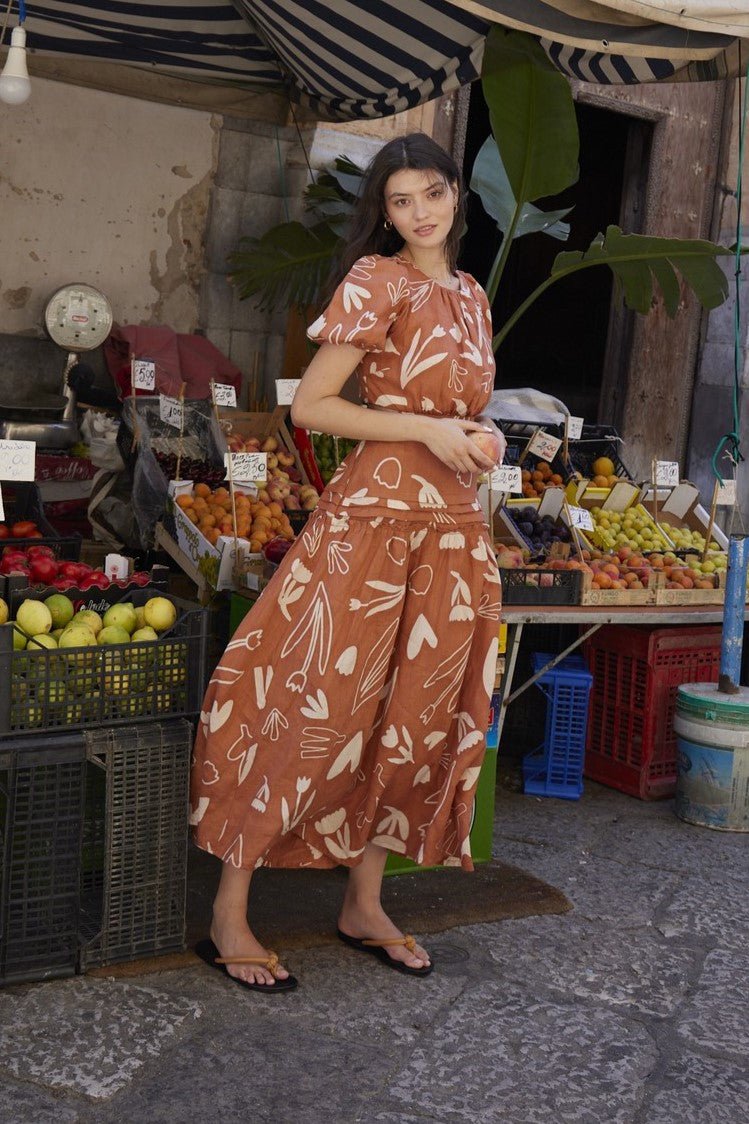 Sardinia Maxi Dress in Summer Bata