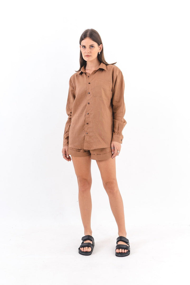 Asteya Shirt in Brown