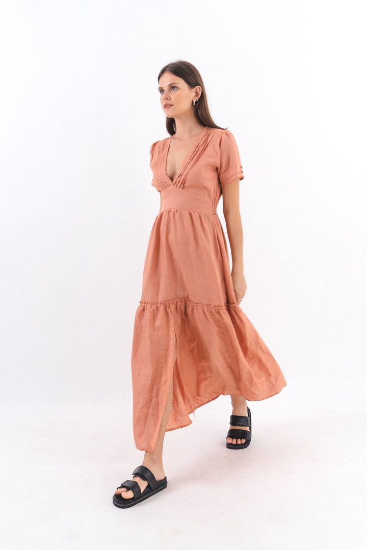 Sundari Maxi Dress in Rose