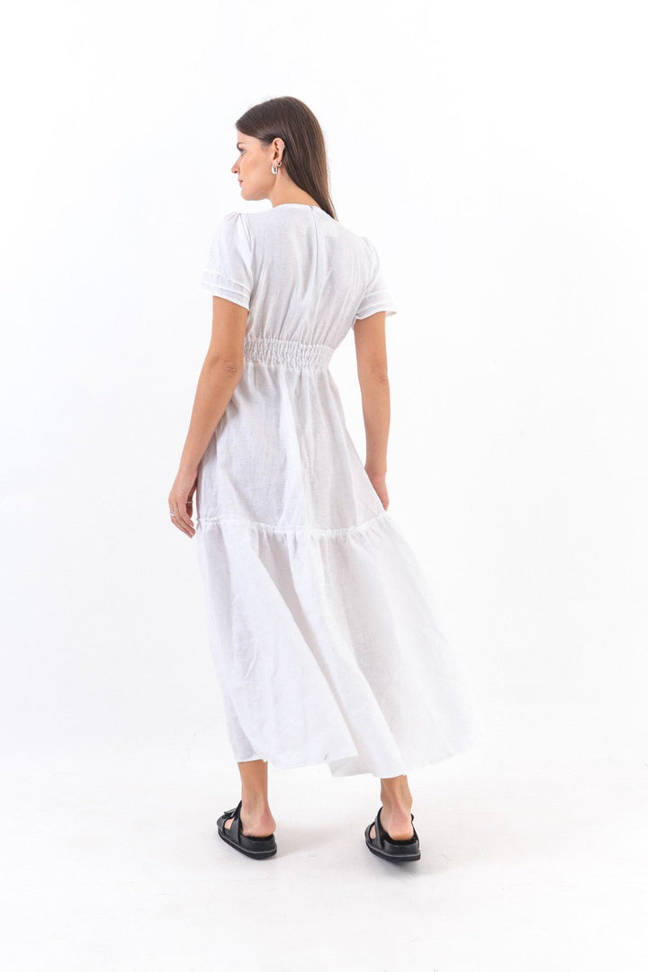 Sundari Maxi Dress in White