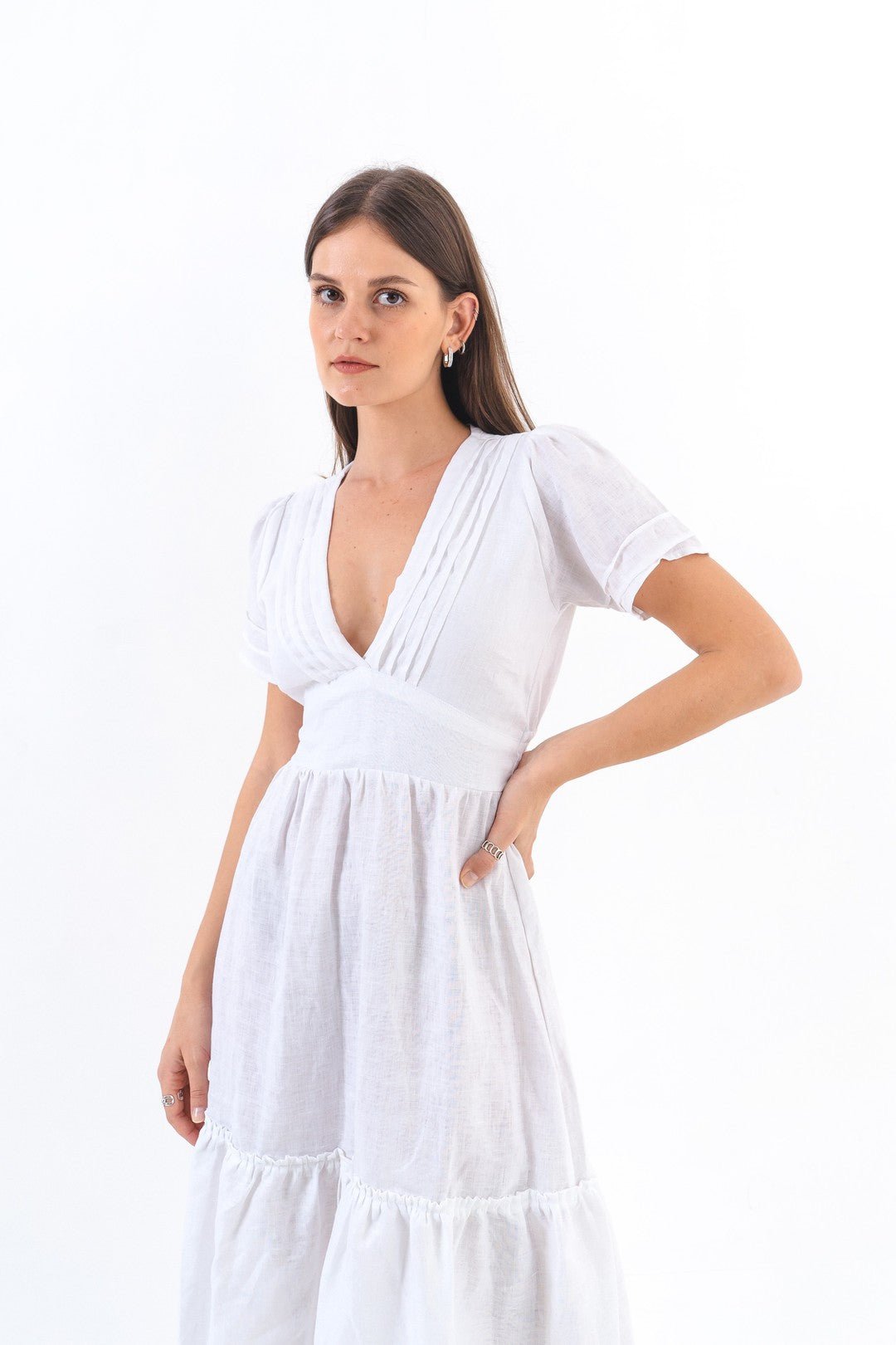 Sundari Maxi Dress in White